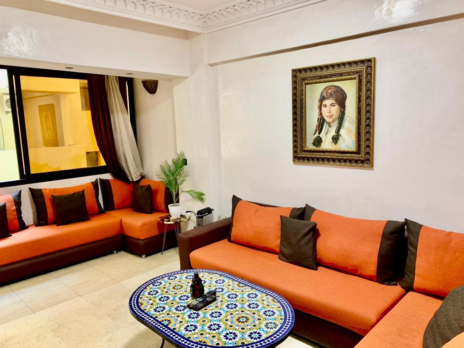 Apartment C-appartement De Luxe Plein Centre De Gueliz Avec Piscine Parking Wifi Netflix